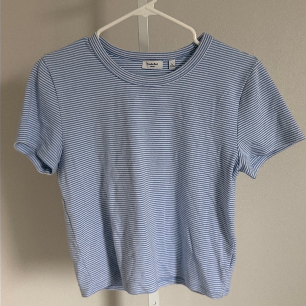 Aritzia Sunday Best Striped Tee